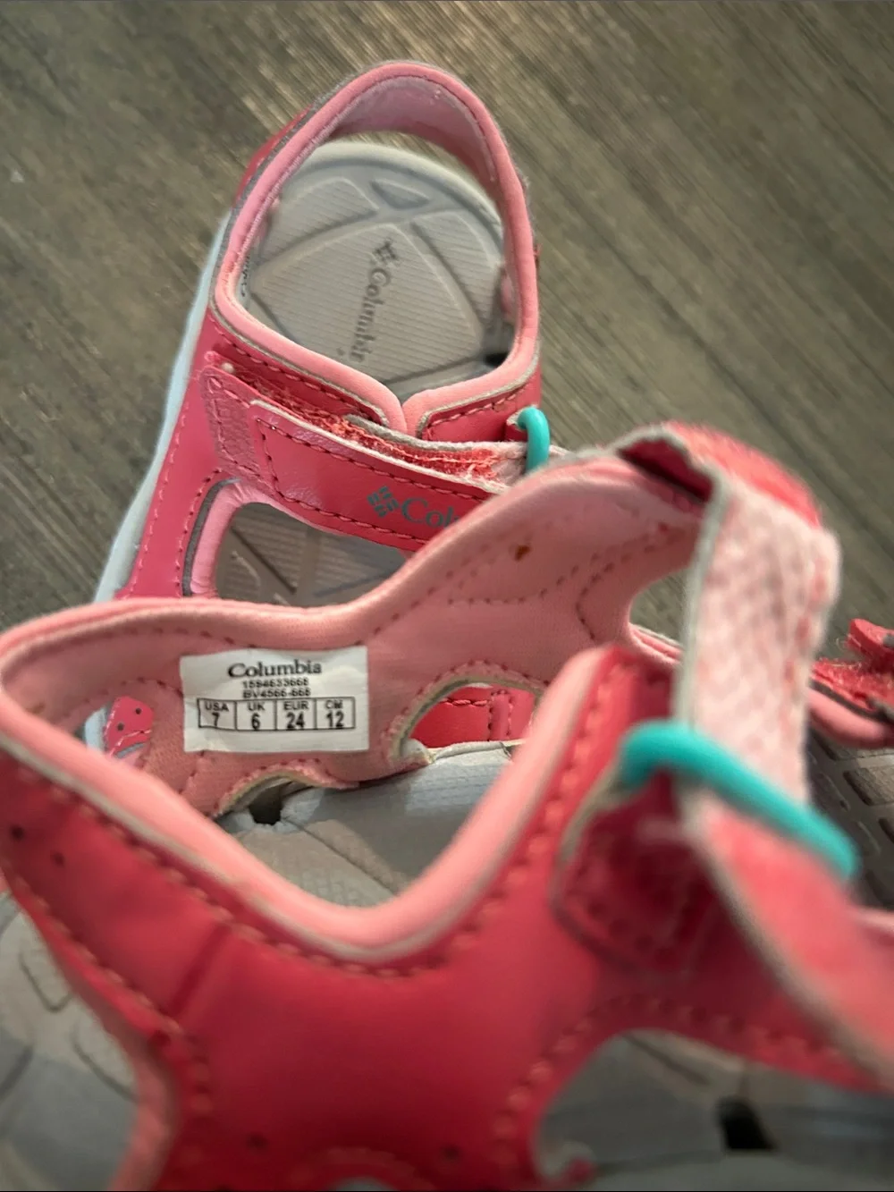 Columbia Techsun Vent Toddler Water Sandals, Pink, Like New.